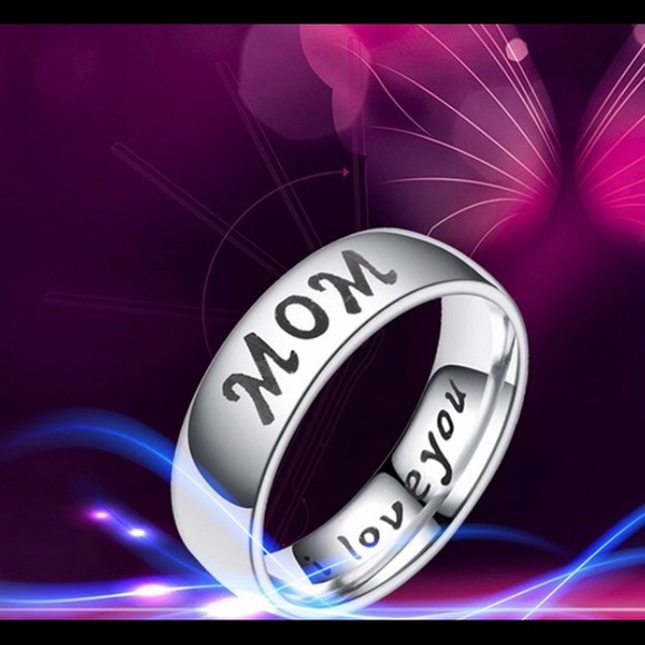Jewelry - 🛑SOLD🛑mom I love you Titanium steel  ring.